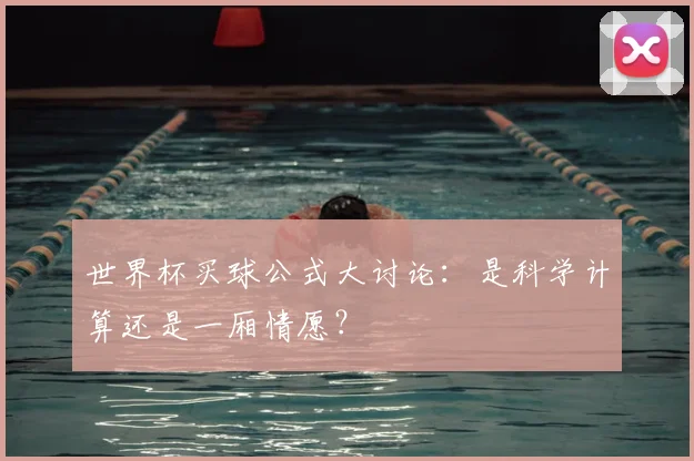 世界杯买球公式大讨论：是科学计算还是一厢情愿？